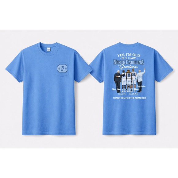 Gildan Other - Carolina Blue Basketball Fan Tribute Tee Greatness Memories Shirt ‎ Gift for UNC